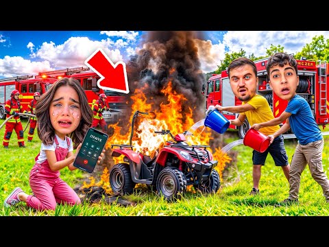 THE ATV BURNED DOWN, MY DAD HAD A BREAKDOWN, OH NO ‼️ ELIF SINEM