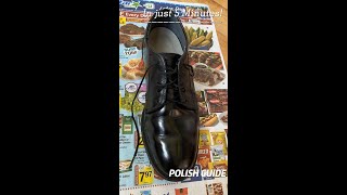 How to Shine Your Shoe in JUST 5 Minutes | Low Budget