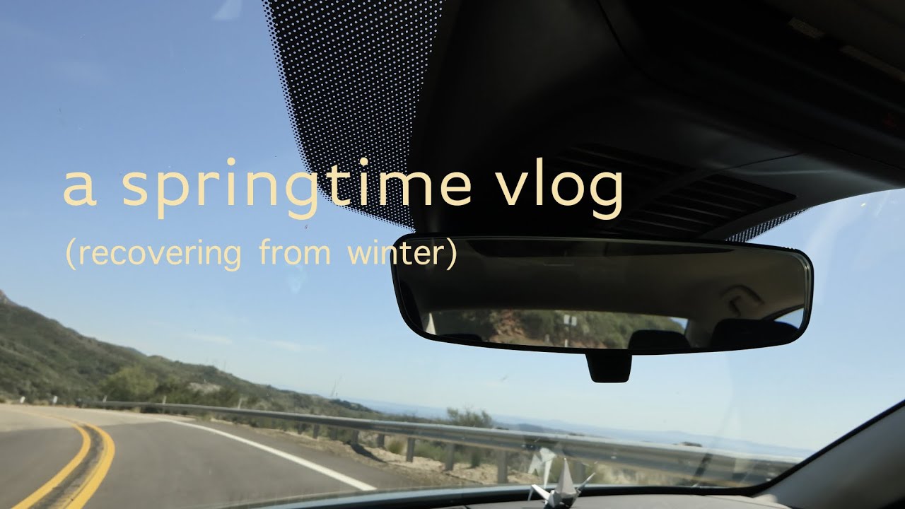 a spring vlog to brighten up your winter