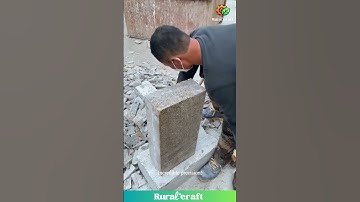 Stone Cutting with ONLY a Hammer and Chisel?! You Won