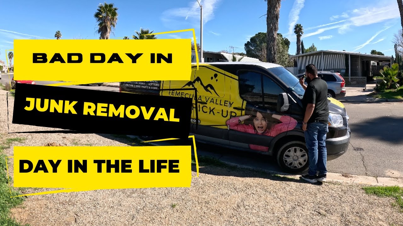 Frustrating Day in Junk Removal: I had to break into my Van. - YouTube