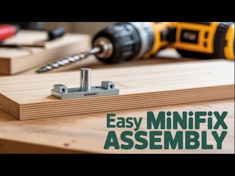 Domina el Ensamble con Minifix | Tutorial de Carpintería