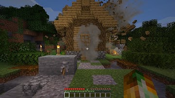 Realistic explosion in Minecraft