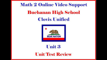 Math 2 Unit 3 Review Worksheet Morgan