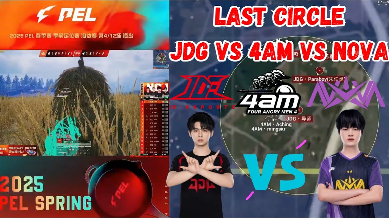 JDE vs NV vs 4am Last Circle Fight | PEL 2025