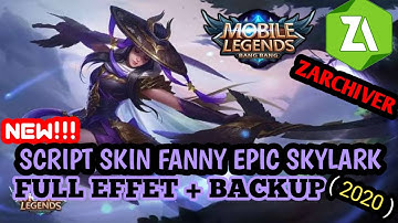 Script Skin Fanny Skylark Full Effect