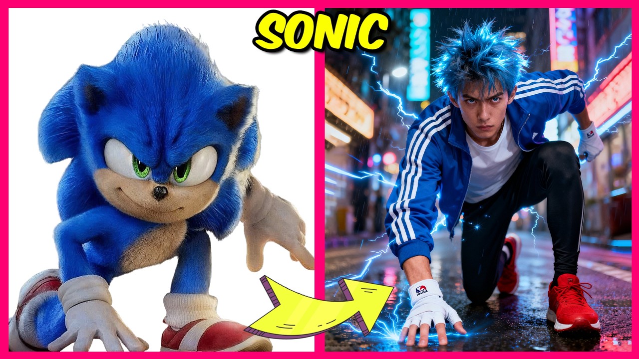🦔🌀Все персонажи Sonic The Hedgehog 3 в человеческом обличье 🧑‍🦰 + Викторина «Угадай по голосу»🔊! ...