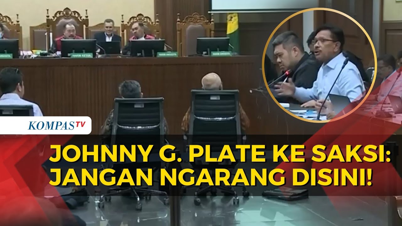 [FULL] Tanggapan Johnny G Plate Atas Keterangan 3 Saksi Pejabat Kominfo, Singgung Soal Permenkominfo