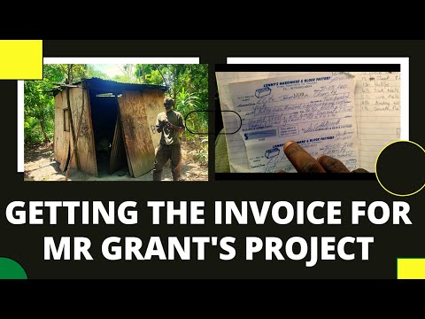 GETTING THE INVOICE FOR MR GRANT'S PROJECT (Going to the Hardware)