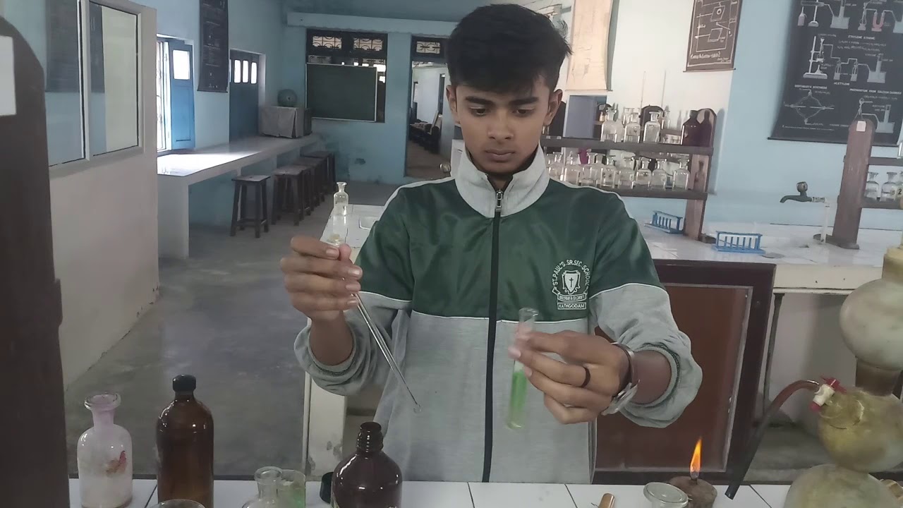 Test for chloride ion - YouTube