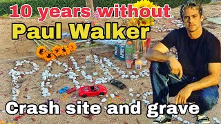 Paul Walkers 10 years death anniversary visiting his crash site and grave 2023 meeting fans