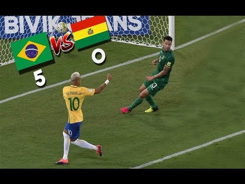 Brasil x Bolívia    Eliminatórias da Copa 2018 Jogo Completo