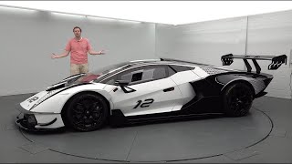 Lamborghini Essenza SCV12 - это трековый гиперкар за 3,5 млн $ / Видео