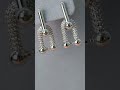 Stéphanie Silver U Shape Necklace Earrings Set #lumeraura #necklace #earrings #sets #jewelry #acc
