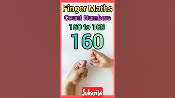 Learn to count numbers 160 to 169- Finger Abacus -Finger Maths #abacus#number #math #short