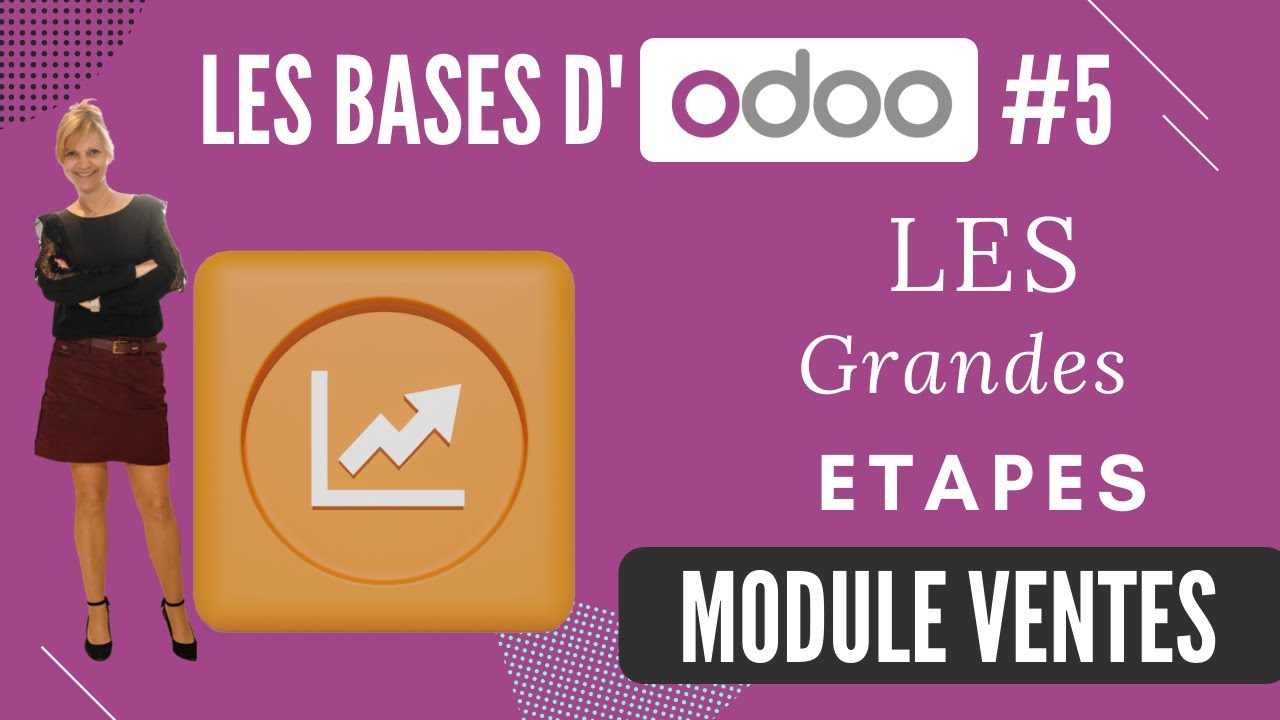 Les BASES d'Odoo #5 : le module Ventes (V15) : les grandes étapes (tuto en français)