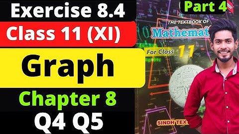 Class 11 Exercise 8.4 unit 8 Function & Graph Q4 Q5 complete New Mathematics book  Sindh