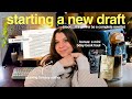 write with me! 📖☕ when starting the second draft means starting over