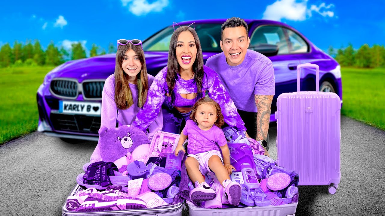 VIAJANDO SOLO de COLOR MORADO en AUTO por UNA SEMANA!