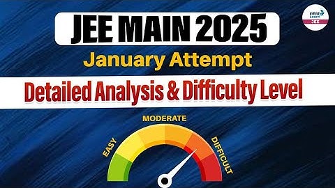 JEE Main 2025 Jan Attempt Detailed Analysis | Toughest Shift of JEE Main 2025 Session 1 Breakdown​