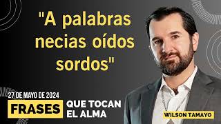 'A palabras necias oídos sordos” | LUNES 27 de Mayo | Frases que tocan el Alma | WT by Wilson Tamayo 11,561 views 3 days ago 4 minutes, 53 seconds