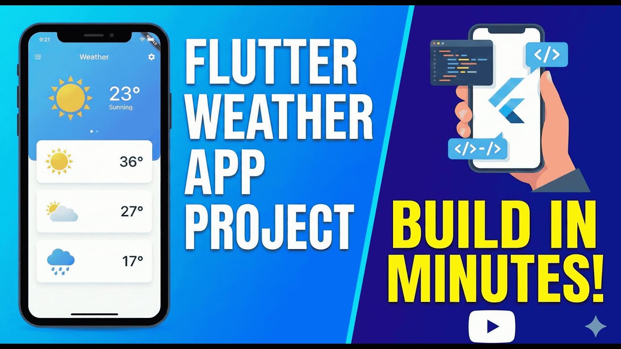 Build a Modern Weather App with Flutter & OpenWeather API 🌤️ (Complete ...