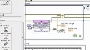 Analyzing a Waveform on a Real-Time processor  (Single-Board RIO, Part 3 of 5)
