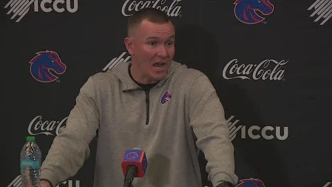 Boise State head coach Spencer Danielson press conference on upcoming New Mexico game