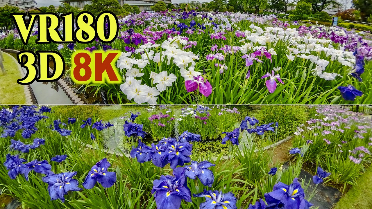 g13tao1415 安藤広重 「堀切の花菖蒲」 歌川広重 名所江戸百景〉堀切の