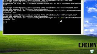 Using RUN AS on Windows XP Part2