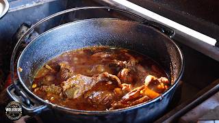 A Proper Durban Lamb Curry On The Fire | South African Mutton Curry Recipe | Cast Iron Cooking