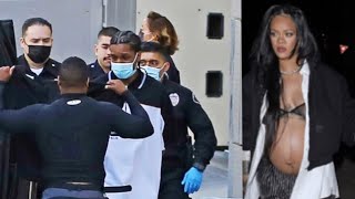 Rihanna \& ASAP Rocky Seen Leaving Baby Shower After Cheating Rumors \& Criminal Investigation Begins