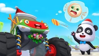 Monster Truck Loves Christmas Candy | Christmas Songs | Kids Songs | BabyBus  Cars World