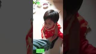 বাবার জন্য একদম পাগল, আমার লক্ষ্মী মেয়েটা.. cutebaby cute baby funny