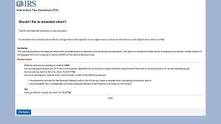 Should I file an amended tax return?