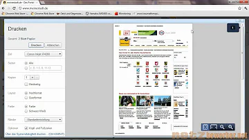 Kann man Webseiten ausdrucken?