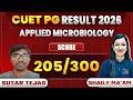 CUET PG 2026 Topper 🏆 Sutar Tejas | 205/300 Applied Microbiology | Sutar Tejas Success Story