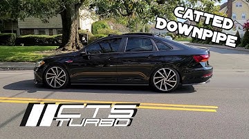 2019 MK7 Jetta GLI CTS TURBO Catted Downpipe w/ Stock Exhaust | Installation Tips Pulls & LSD Update