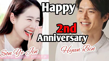 Happy 2nd Anniversary l Hyun Bin  ❤️  Son Ye-jin - 현빈 ❤️ 손예진