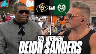 Deion Sanders Responds To Hat & Sunglasses Disrespect From Colorado St HC | FULL INTERVIEW