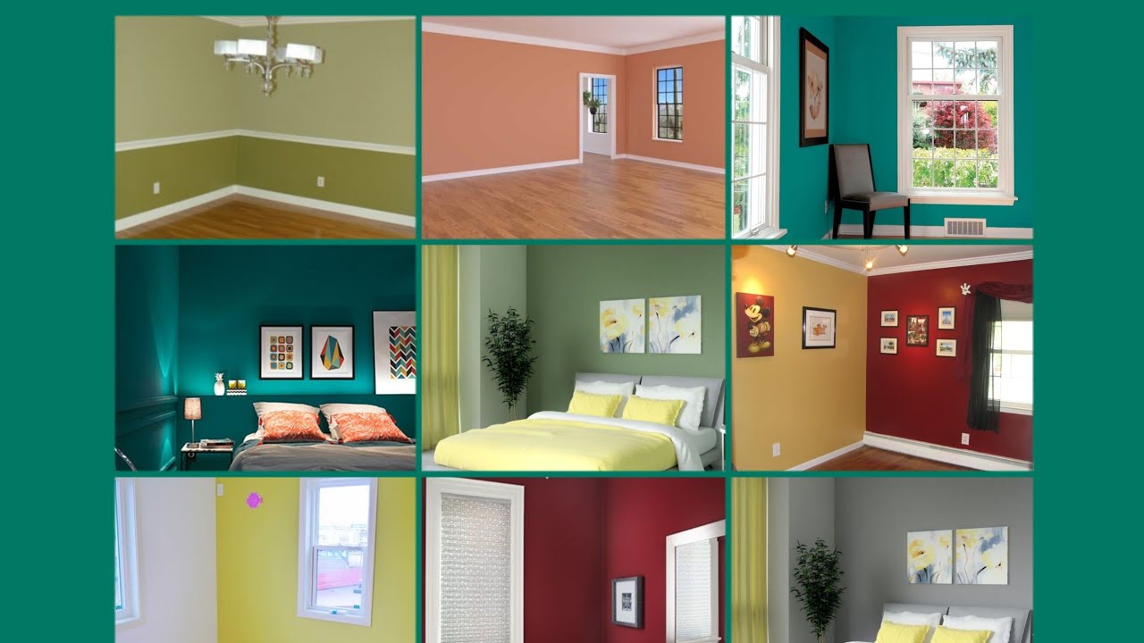 top 50 colorfull wall combination for Living room#house painting ideas ...
