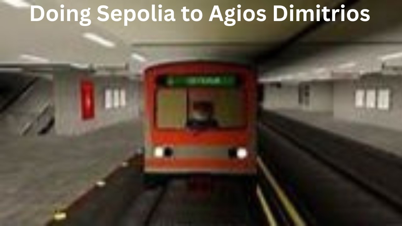 Doing Sepolia to Agios Dimitrios- Metro Transport- Version 1.3.10-1st Gen Train