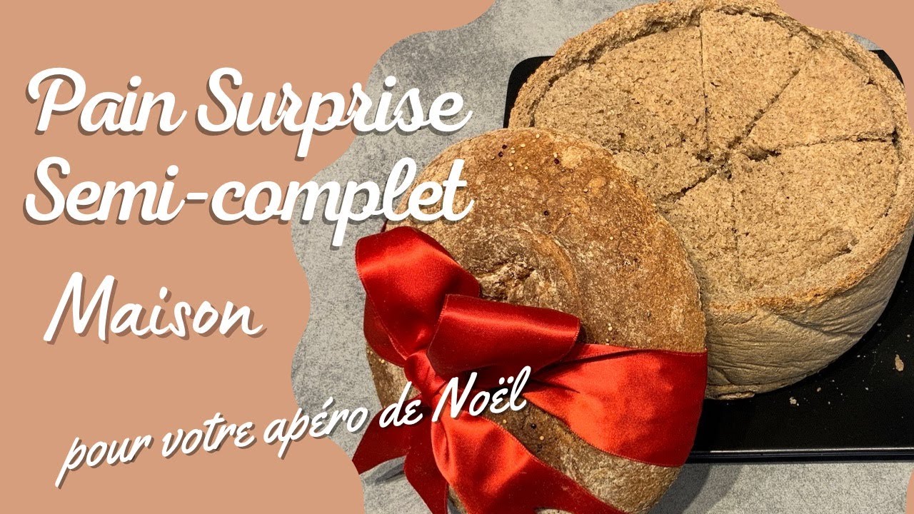 Recette pour Noël - Pain surprise fait maison 