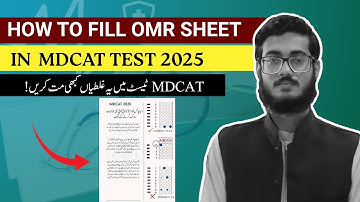 How to Fill OMR Sheet Correctly | MDCAT 2025 | Avoid These Common Mistakes