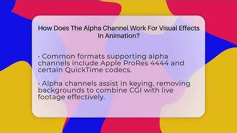How Does The Alpha Channel Work For Visual Effects In Animation? - The Animation Reel
