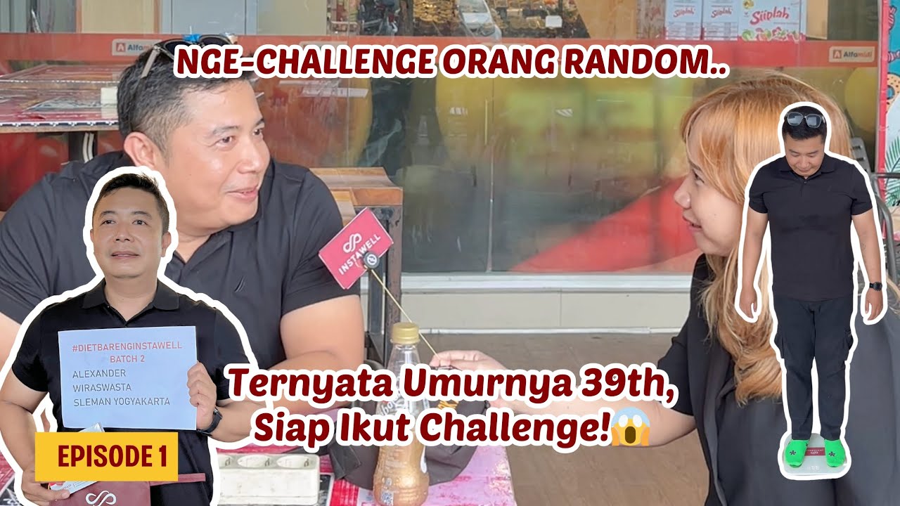 CHALLENGE ORANG RANDOM DI ALF***DI, USIA 39TH DAN SIAP IKUT CHALLENGE🔥 ...