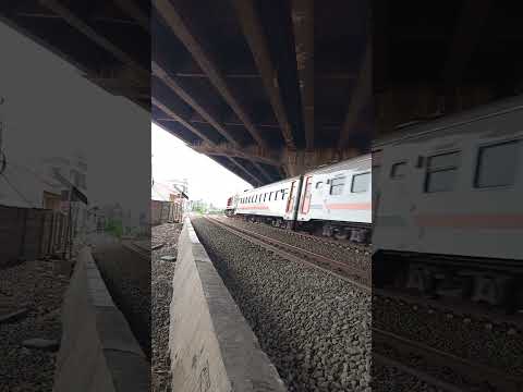 Kereta Api Matarmaja Relasi Pasar Senen Malang Melintas Langsung Shortvideo Shorts Keretaapi