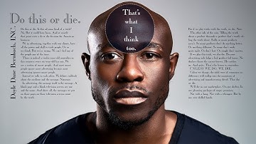 Do this or die. DDB (Best Fonts: some of the best fonts for advertising, cover design and more)