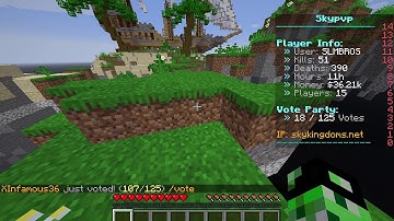 Sky Kingdoms SkyPVP Easter Egg!!! (Cracked MC Server)