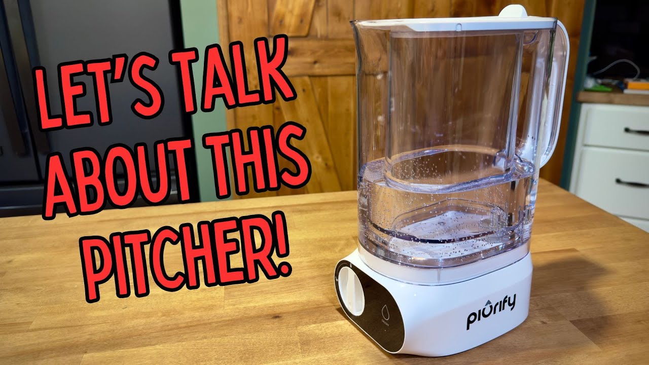 Piurify Alchemy Automatic Water Filter Pitcher with Rapid Filtration Review | 130 Gallons per Filter